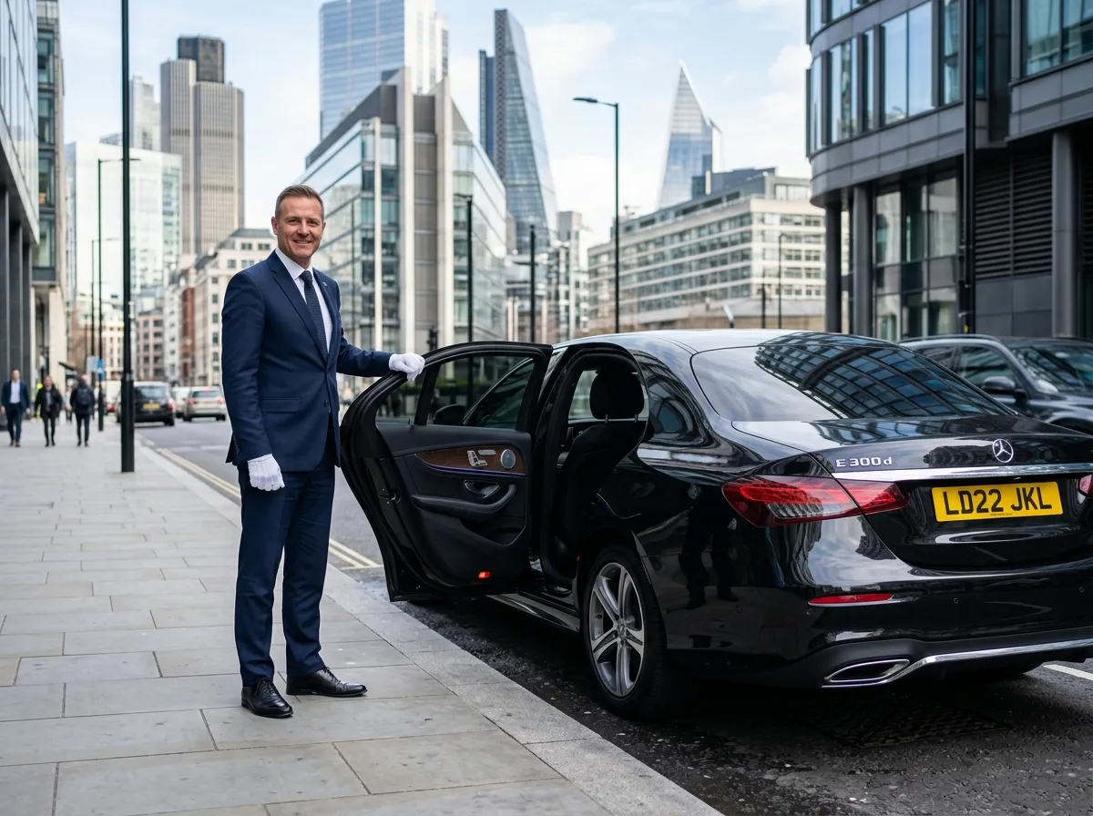 City-to-city chauffeur hire black SUV