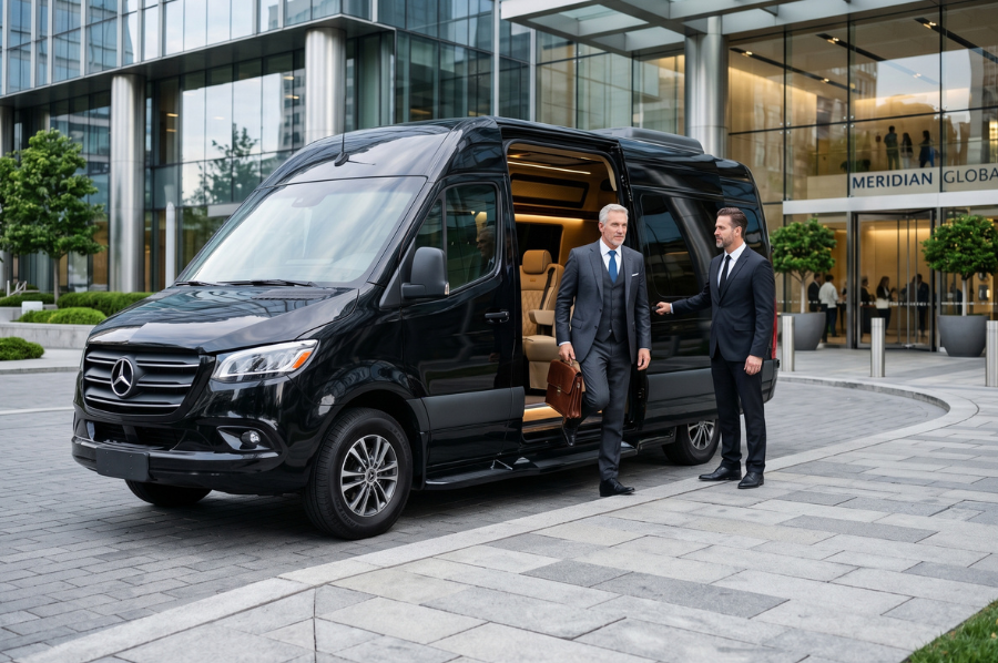 Chauffeur driven limousine service