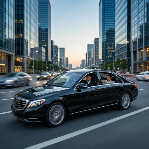 Luxury car for personal chauffeur service